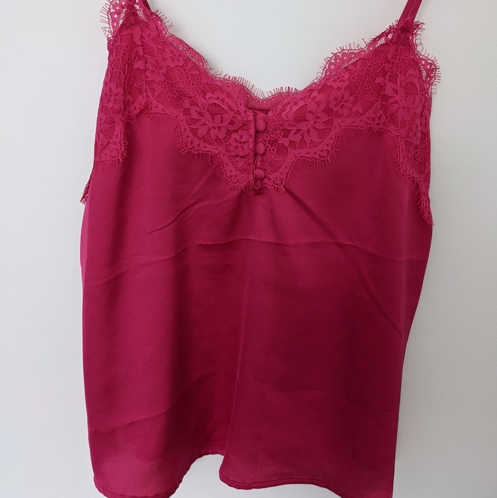 Abercrombie satin & lace camisole